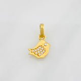 Dije Pajarito 1.2g / 1/2 in Oro Amarillo 18K