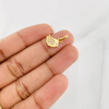 Dije Pajarito 1.2g / 1/2 in Oro Amarillo 18K