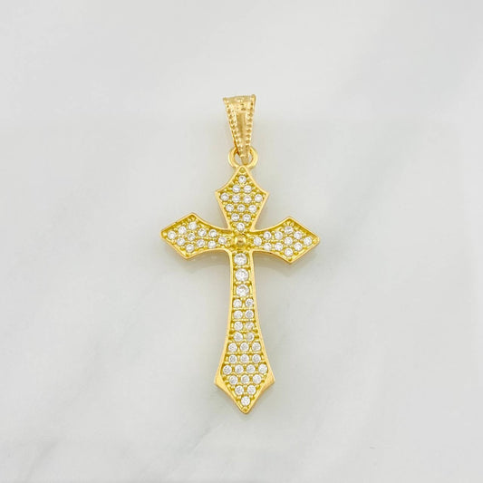 Dije Cruz Gotica 1.95g / 1 1/2 in Oro Amarillo 18K