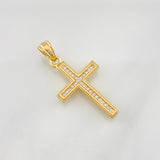 Dije Cruz 2.35g / 1 1/4 in Oro Amarillo 18K