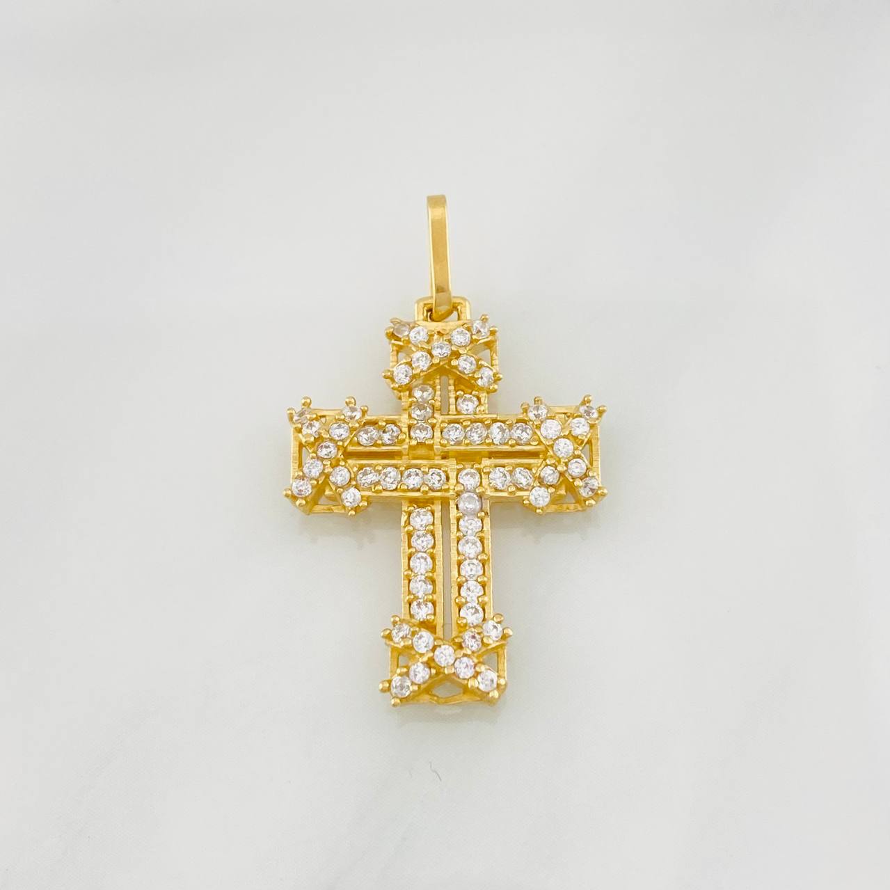 Dije Cruz 2.45g / 1 in Oro Amarillo 18K