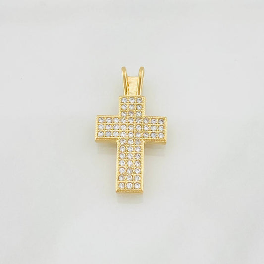Dije Cruz 1.85g / 3/4 in Oro Amarillo 18K