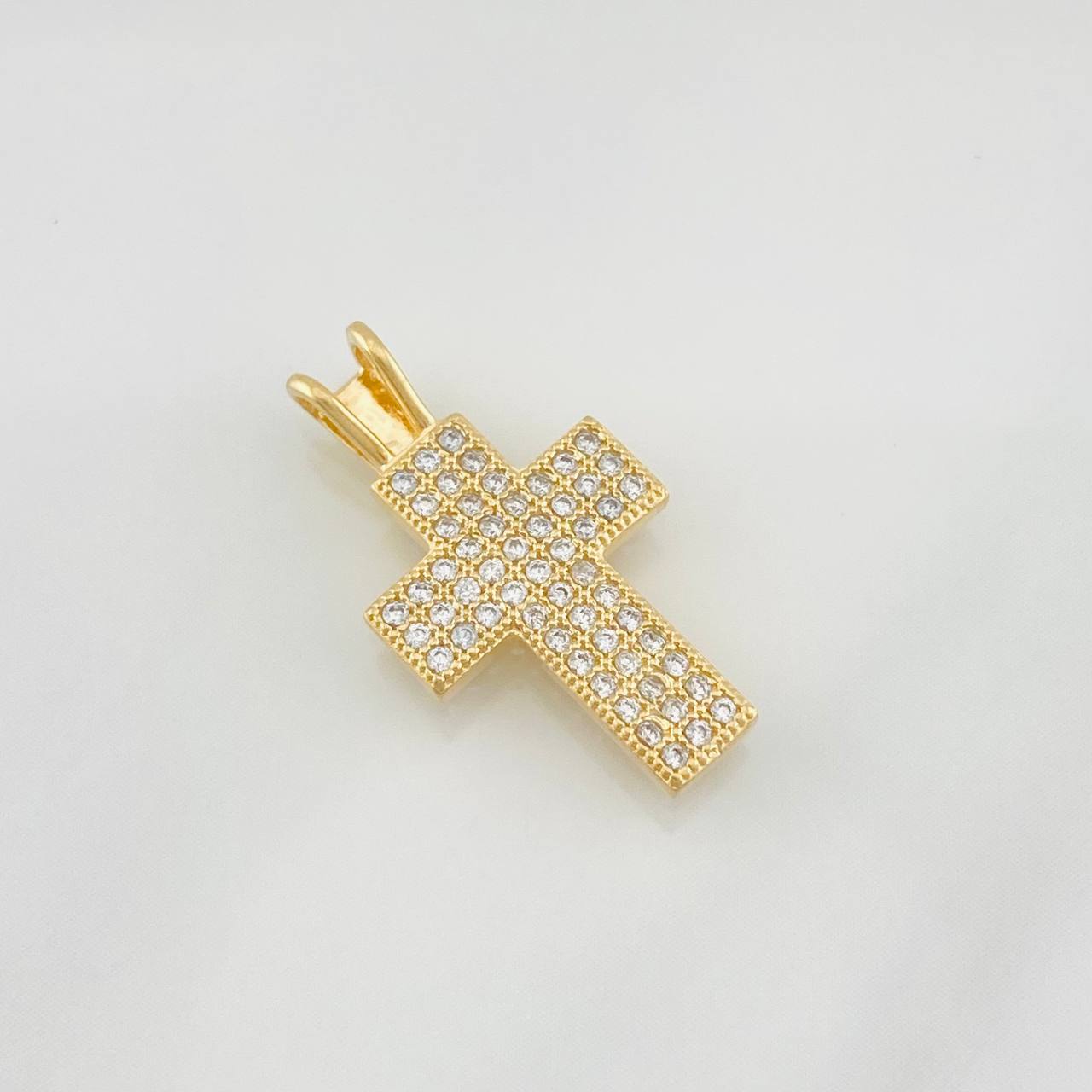 Dije Cruz 1.85g / 3/4 in Oro Amarillo 18K