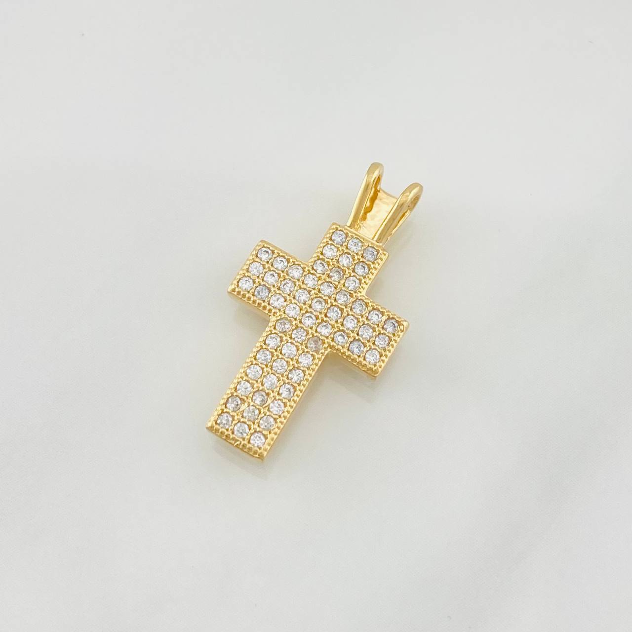 Dije Cruz 1.85g / 3/4 in Oro Amarillo 18K