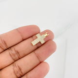 Dije Cruz 1.85g / 3/4 in Oro Amarillo 18K