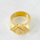 Anillo Rombo Caballo 6.55gr / T10 1/4 / Oro Amarillo 18K