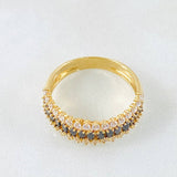 Anillo Churumbela Carril Tupido 3.8gr / T6 3/4 / Oro Amarillo 18K