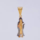 Pendant Santa Muerte 2.45 g / 1 1/4 in Three Golds 18K