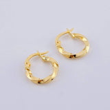 Candongas Kari 0.9 g / 1/2 in Oro Amarillo 18K