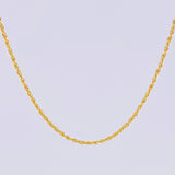 Rope Chain 0.9 g / 17 1/2 in / 1.2 mm 18K Yellow Gold