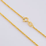 Rope Chain 0.9 g / 17 1/2 in / 1.2 mm 18K Yellow Gold