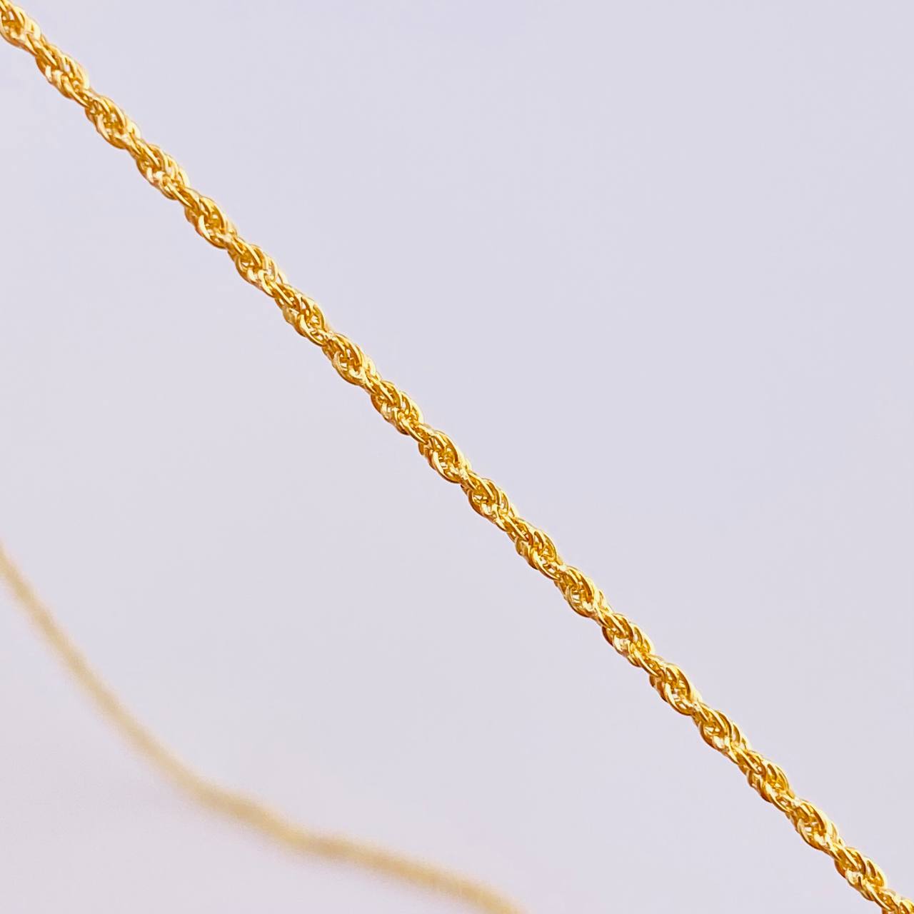Rope Chain 0.9 g / 17 1/2 in / 1.2 mm 18K Yellow Gold