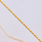 Rope Chain 0.9 g / 17 1/2 in / 1.2 mm 18K Yellow Gold