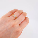 Intertwined Infinity Ring 2.4 g / T6 1/4 18K Yellow Gold