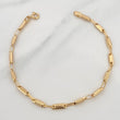Rustic Bracelet Barrel 3.6 g / 8 1/4 in / 3.4 mm 18K Yellow Gold