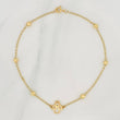 Bracelet Espiga Ángel 2.55 g / 9 3/4 in / 4 mm Yellow Gold 18K