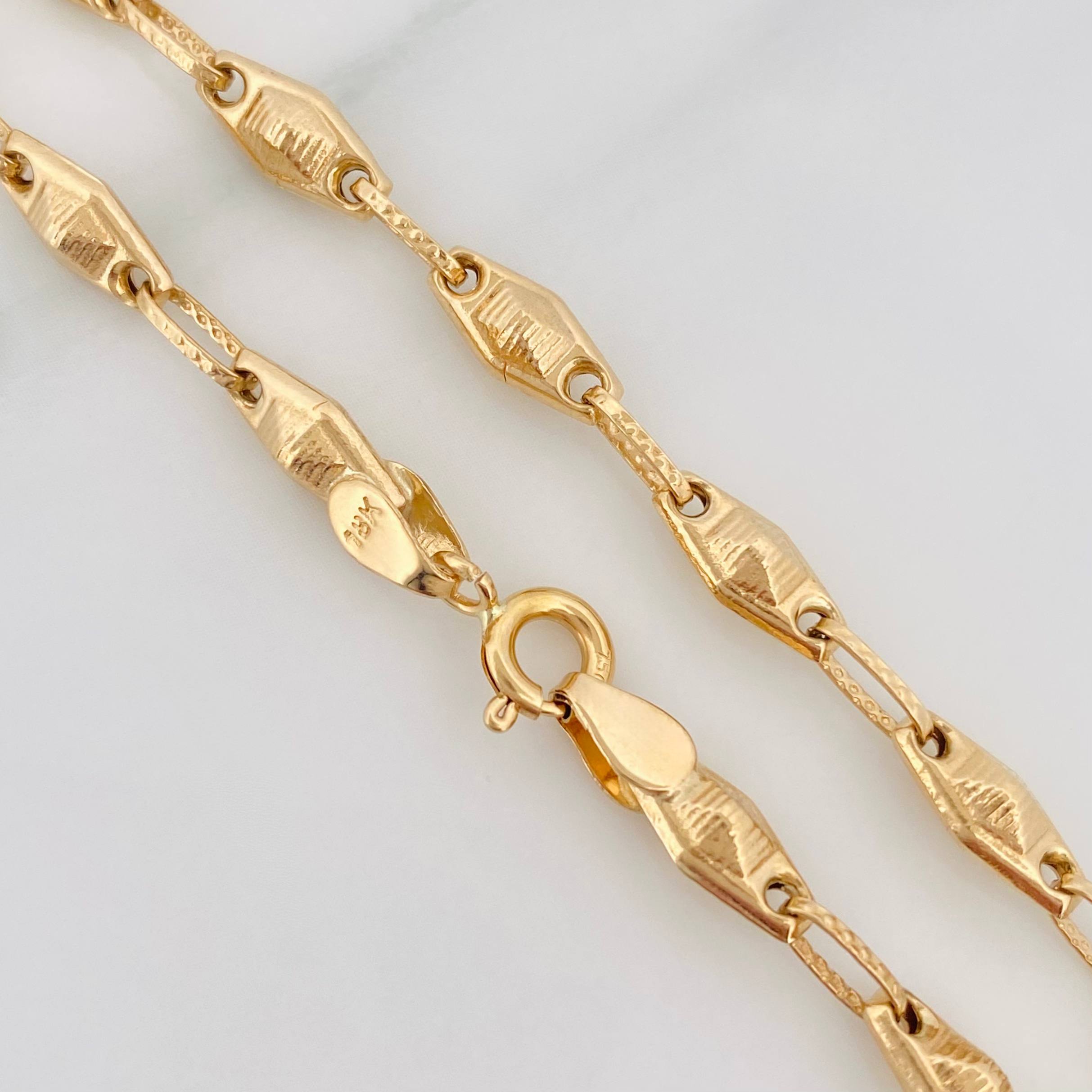 Rustic Bracelet 3.95 g / 8 1/4 in / 4.5 mm 18K Yellow Gold