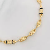 Rustic Tribal Bracelet 5 g / 8 in / 4.1 mm 18K Yellow Gold