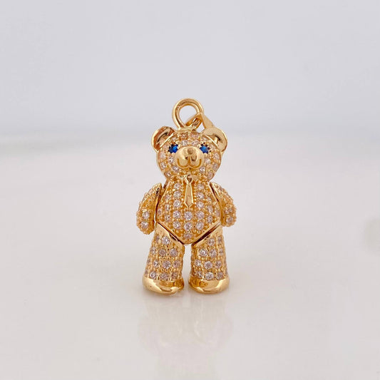 Articulated Bear Pendant 4.35 g / 1 1/4 in 18K Yellow Gold