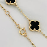 Modular Bracelet Classic Link Clover 4.15 g / 6 1/2 in - 5 1/2 in / 1.4 mm Yellow Gold 18K