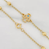 Bracelet Espiga Ángel 2.7 g / 9 3/4 in / 4 mm Yellow Gold 18K