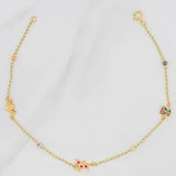 Bracelet Espiga Figures 2.5 g / 9 3/4 in / 3 mm Yellow Gold 18K
