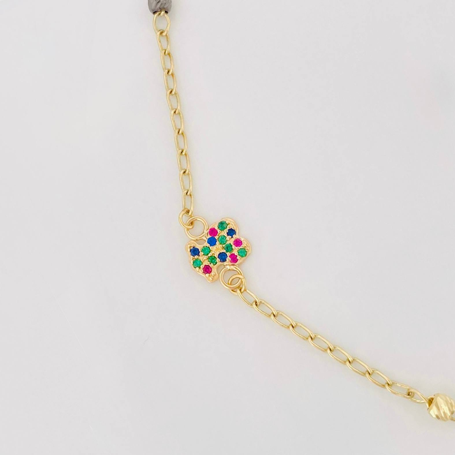 Bracelet Espiga Figures 2.5 g / 9 3/4 in / 3 mm Yellow Gold 18K