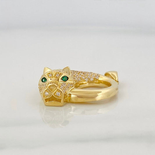 Dije Pantera 4.75 g / 1 1/4 in Oro Amarillo 18K