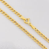 Cadena Cubana 4.35g / 24 in / 3.05mm Oro Amarillo 18K