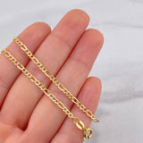 Cadena Fígaro 3.15g / 20 in / 2.4mm Oro Amarillo 18K