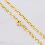 Cadena Cubana 4.6g / 20 in / 2.8mm Oro Amarillo 18K