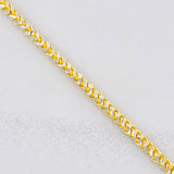 Cadena Franco Diamantada 13.6g / 20 in / 2.05mm Dos Oros Amarillo Blanco 18K