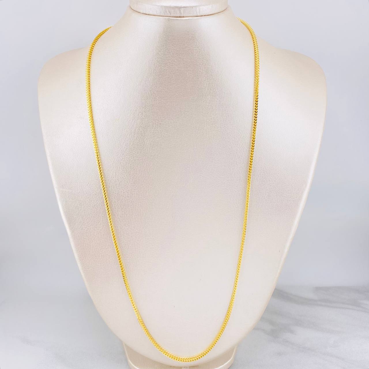 Cadena Franco 17g / 24 in / 1.85mm Oro Amarillo  18K