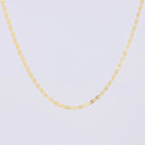 Flat Anchor Chain 1.9g / 18 in / 1.55mm Yellow Gold 18K