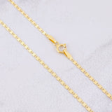 Flat Anchor Chain 1.95g / 18 in / 1.57mm 18K Yellow Gold