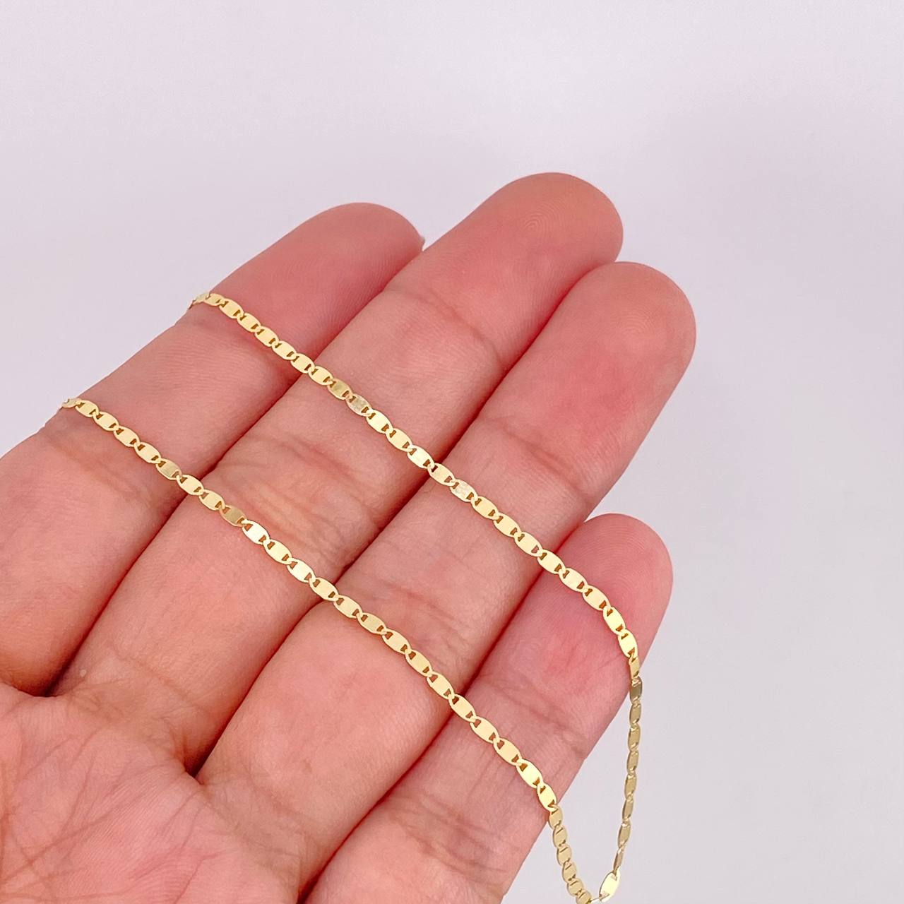 Flat Anchor Chain 2g / 18 in / 1.58mm 18K Yellow Gold