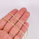 Flat Anchor Chain 1.9g / 18 in / 1.55mm Yellow Gold 18K
