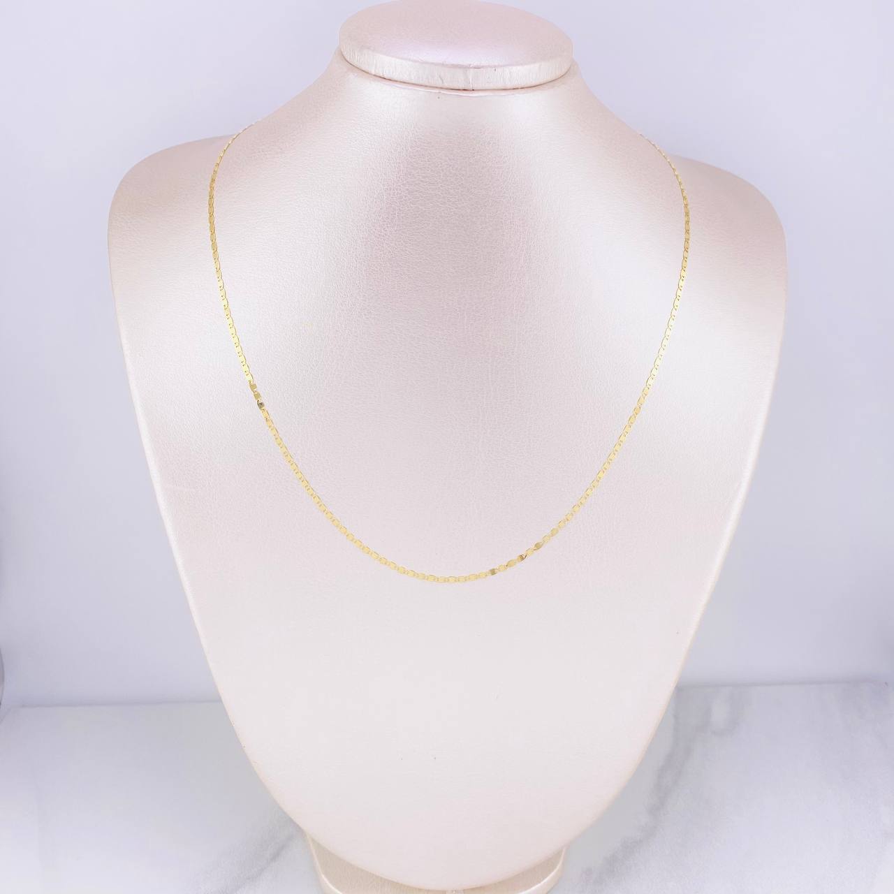 Flat Anchor Chain 1.95g / 18 in / 0.96mm Yellow Gold 18K