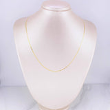 Flat Anchor Chain 2.05g / 18 in / 1.58mm 18K Yellow Gold