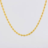Rope Chain 6.15g / 24 in / 2.75mm Yellow Gold 18K