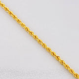 Rope Chain 6.15g / 24 in / 2.75mm Yellow Gold 18K