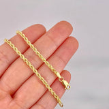 Rope Chain 6.15g / 24 in / 2.75mm Yellow Gold 18K