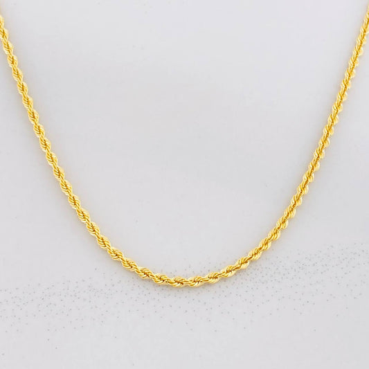 Cadena Lazo 2.15g / 24 in / 1.7mm Oro Amarillo 18K