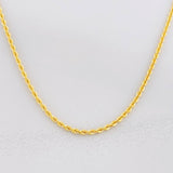 Rope Chain 2.15g / 24 in / 1.7mm Yellow Gold 18K