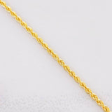 Rope Chain 2.15g / 24 in / 1.7mm Yellow Gold 18K