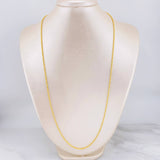 Cadena Lazo 3.85g / 24 in / 2.2mm Oro Amarillo 18K