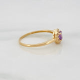 Anillo Halo 1.9 g / T7 1/2 Oro Amarillo 18K
