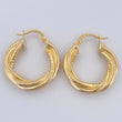 Hoop Earrings 3.65gr / 2.5cm / 18K Gold $