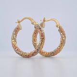 Hoop Earrings Majo 2.15gr / 2.3cm (0.9in) / 18K Gold $