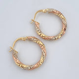 Hoop Earrings Majo 2.15gr / 2.3cm (0.9in) / 18K Gold $